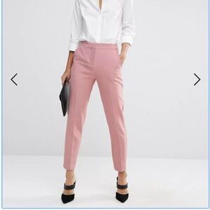 Asos Tailored Pink Blush Dress Pants - US 0